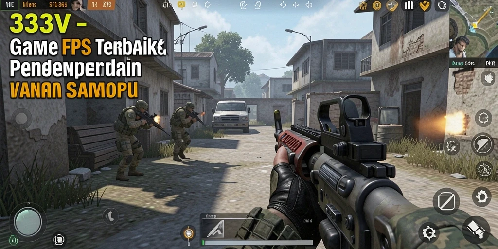 Tampilan gameplay seru dalam 333V dengan aksi pertempuran yang mendebarkan.