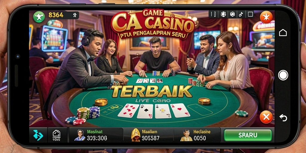 Gameplay Live Casino yang mendebarkan dan interaktif di 8364.