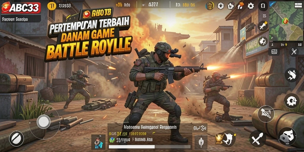 Gameplay seru di ABC33 dengan pertempuran Battle Royale.