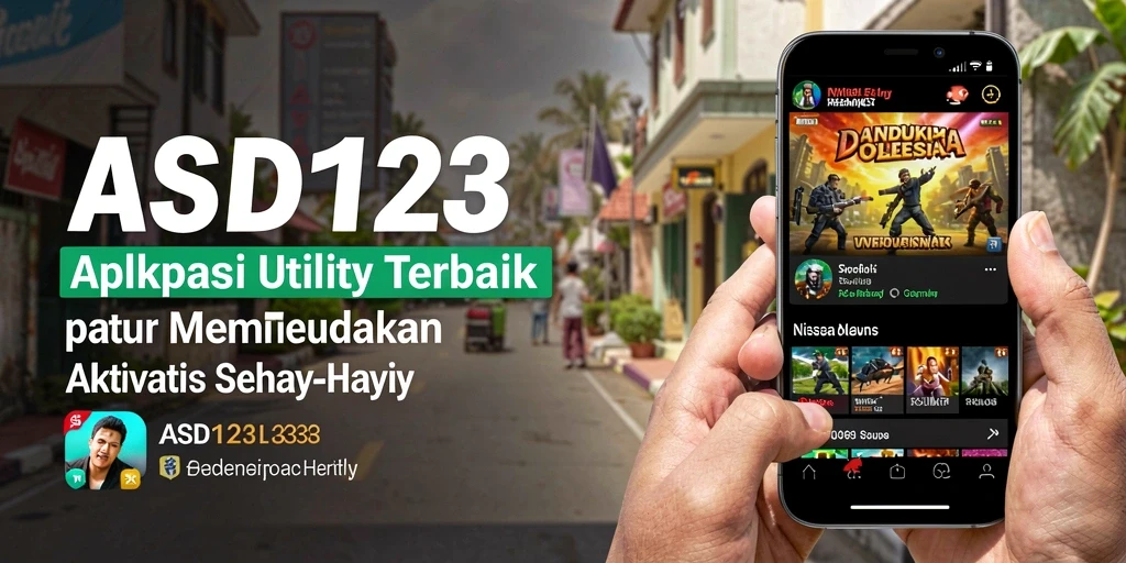 Tampilan antarmuka pengguna ASD123 yang simpel dan intuitif.