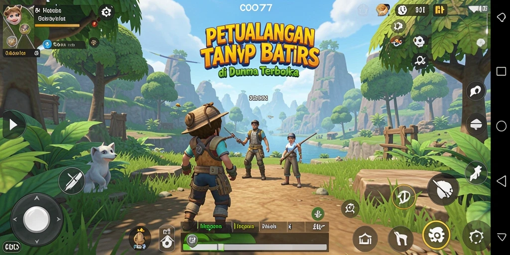 Tampilan luar biasa dari gameplay Open World COO77.