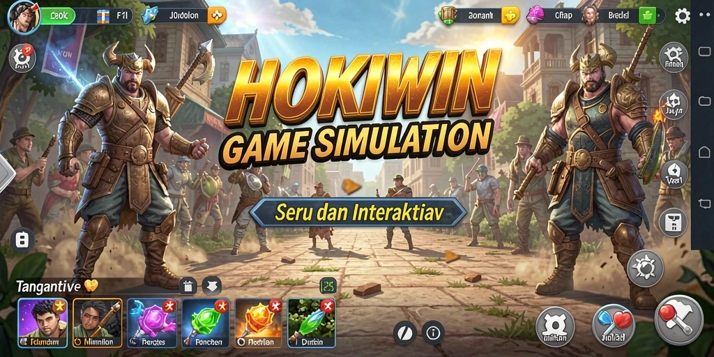 Tampilan gameplay HOKIWIN yang mengasyikkan dan interaktif.
