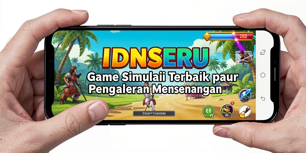 Tampilan screenshot menarik dari gameplay IDNSERU yang hidup.
