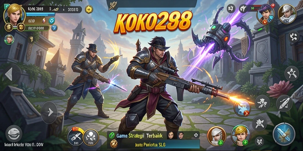 Tampilan gameplay SLG KOKO288 yang dinamis dan interaktif.