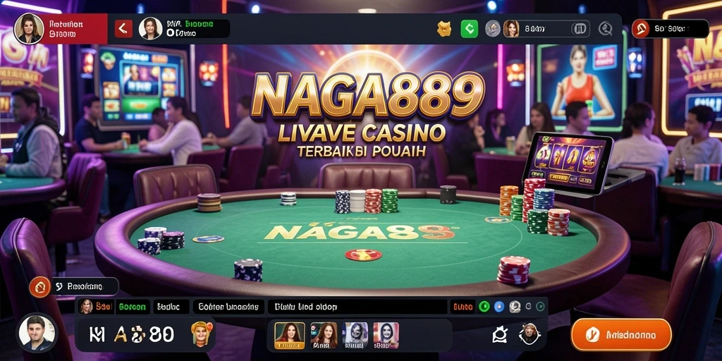 Tampilan gameplay langsung NAGA889 yang mendebarkan dan interaktif.