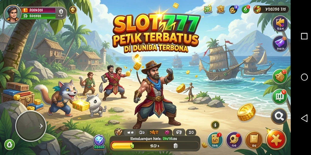 Tampilan luar biasa dari gameplay SLOT777 di dunia terbuka.