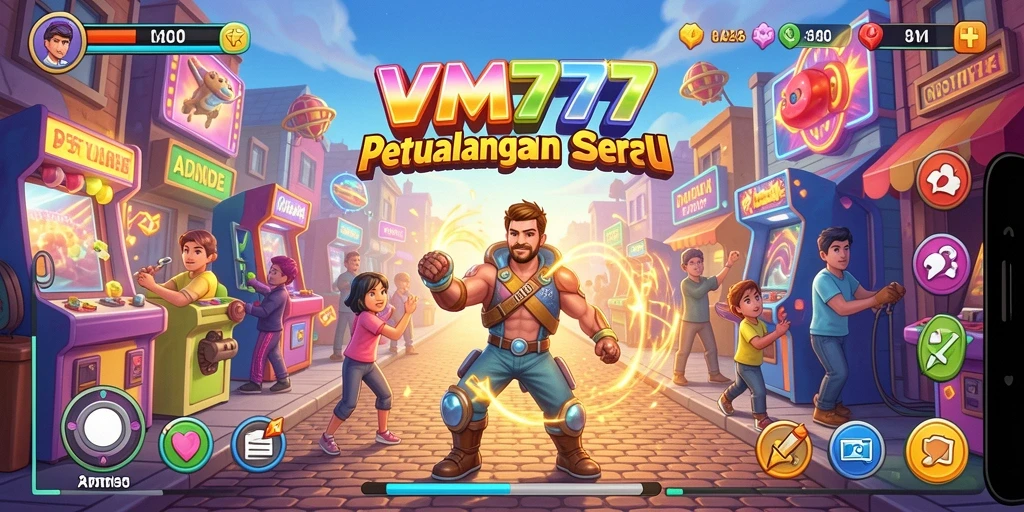 Screenshot VM777 menampilkan aksi seru dalam permainan Arcade.