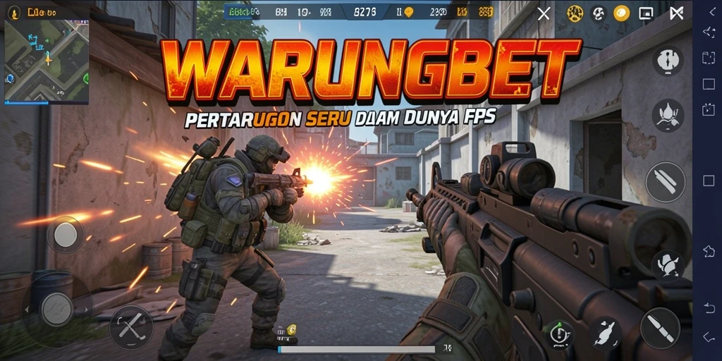 Tangkapan layar menampilkan aksi seru dalam permainan FPS.